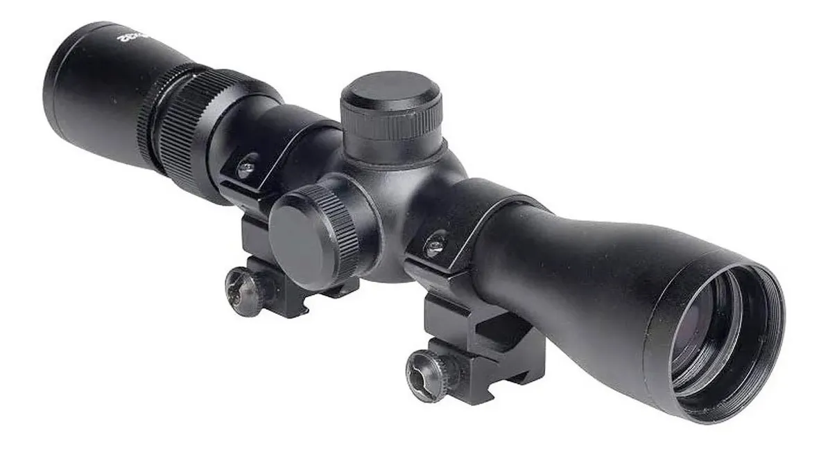 Rifle Aire Hatsa Airtact25 Cal 6.35mm Mira 4x32 Tiro Deport Negro - Imagen 5