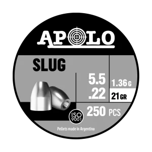 DIABOLO APOLO SLUG 5.5 21 GRAINS MODELO 19300