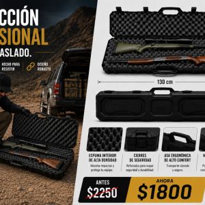 Estuche Rígido para Rifle RC51D – 130 cm